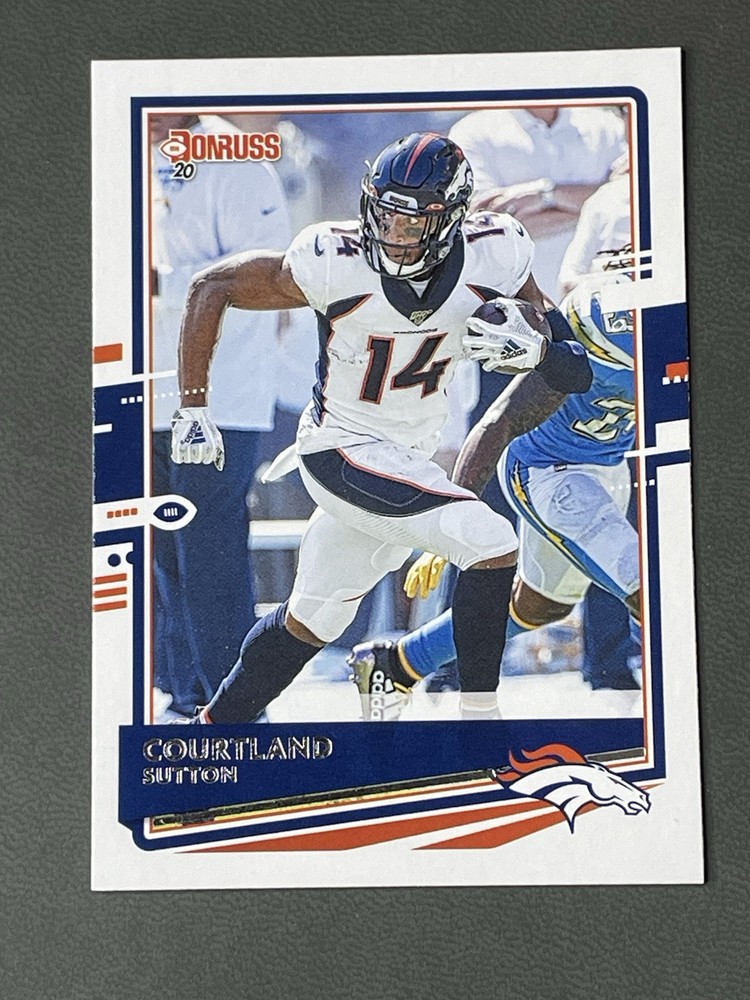 2020 Donruss #92 Courtland Sutton Denver Broncos Football Card