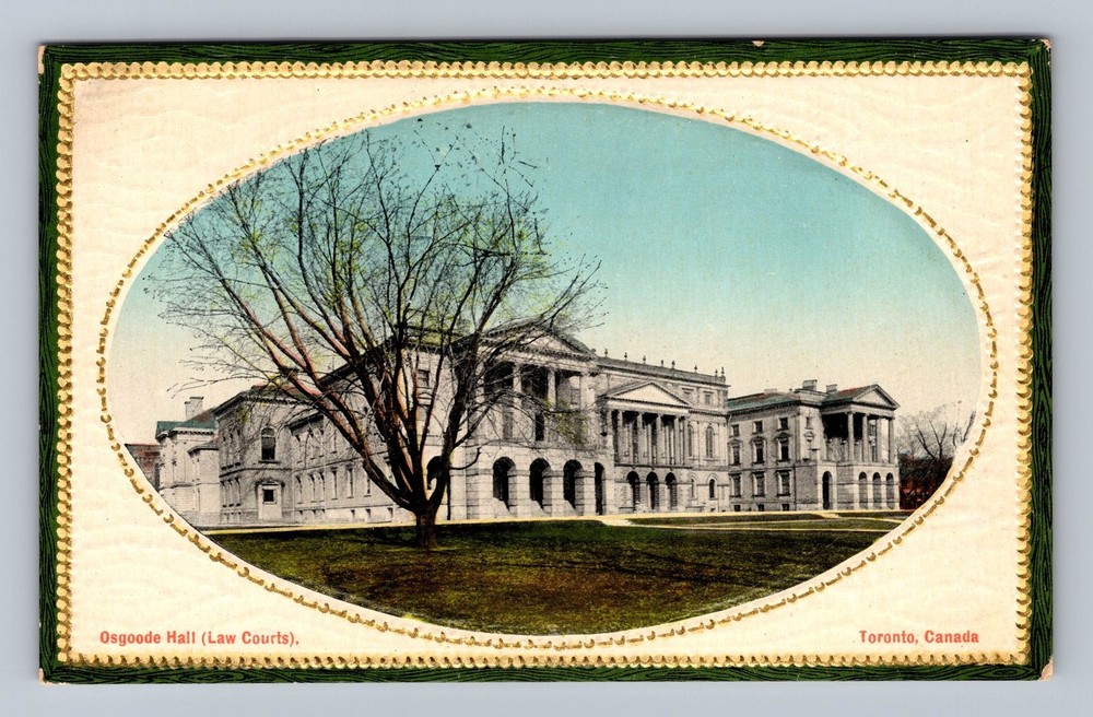 Canada Ontario Toronto Osgoode Hall Vintage Postcard Standard Souvenir Postal PC