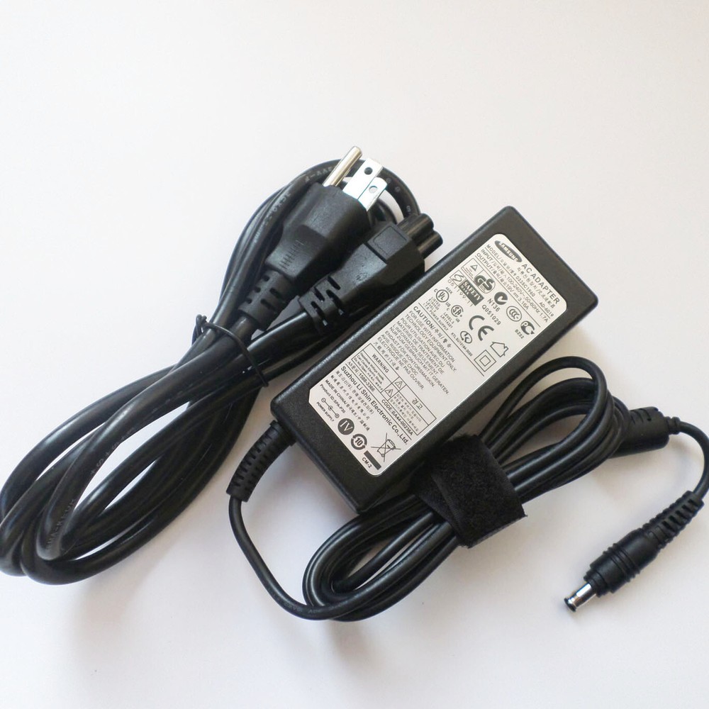19V 3.16A 60W AC Adapter Power for SAMSUNG AP04214-UV Genuine OEM Laptop Charger-image