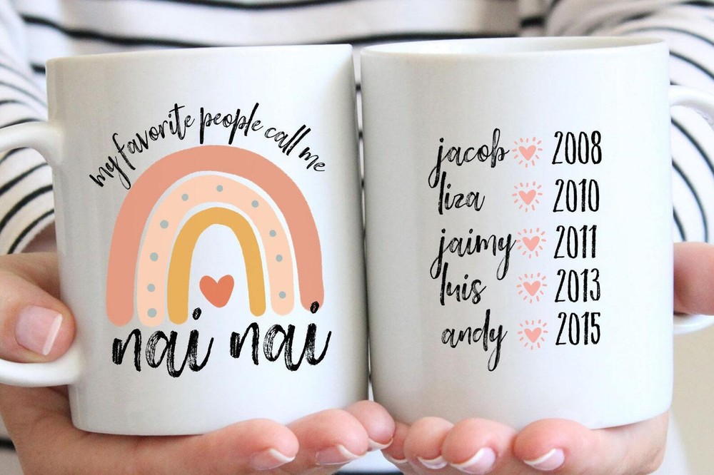 Personalized Nainai Gift My Favorite People Call Me Nainai Nainai Mug Gift For