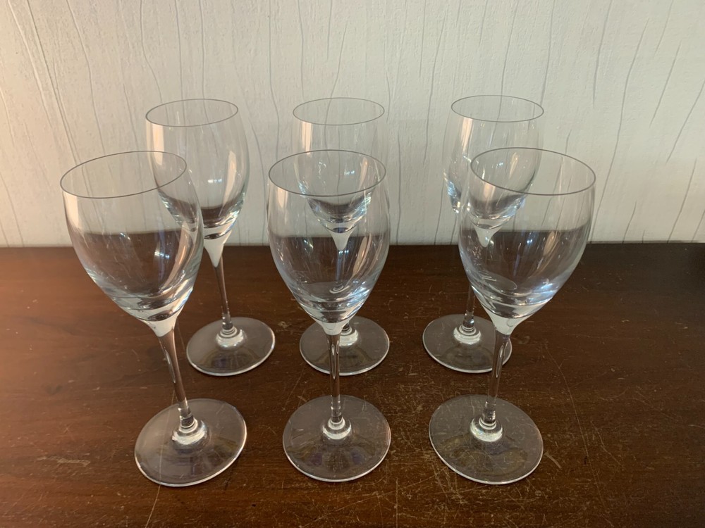 6 Crystal Wine Glasses From Saint Louis (Price Per Unit)