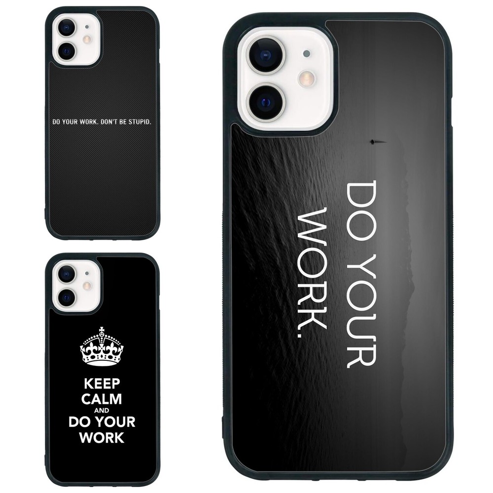 Work Do Your For iPhone XS XR 6 7 8 Plus SE 2nd 3rd Anti scratch Cover