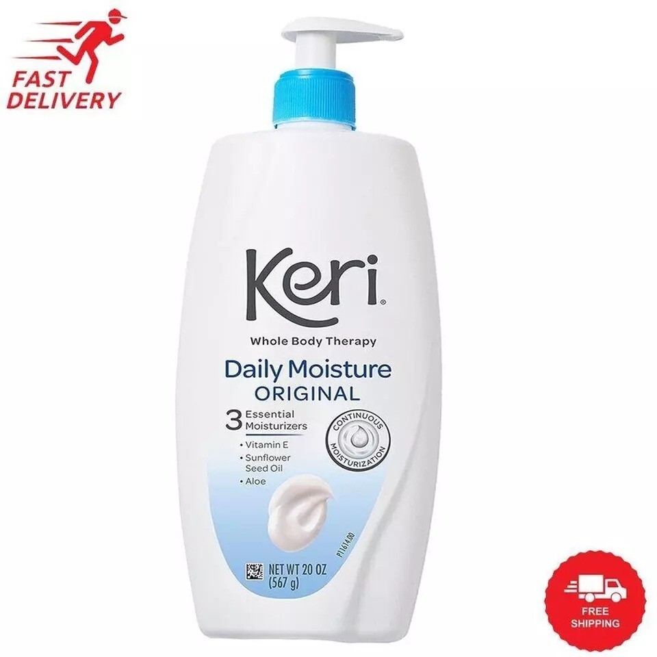 Keri Daily Dry Skin Therapy Original Moisturizing Body Lotion 20 Oz