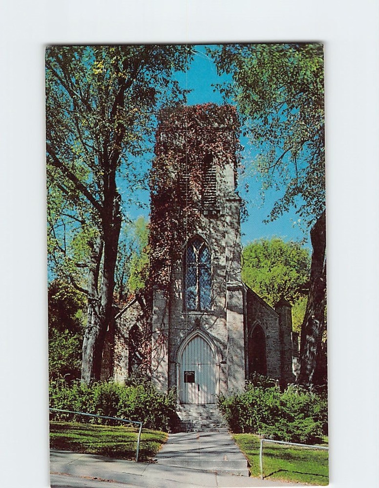 Postcard Grace Episcopal Church Galena Illinois USA