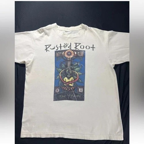 Vintage 90s Rusted Root Shirt All Size Band Concert Tour Rare