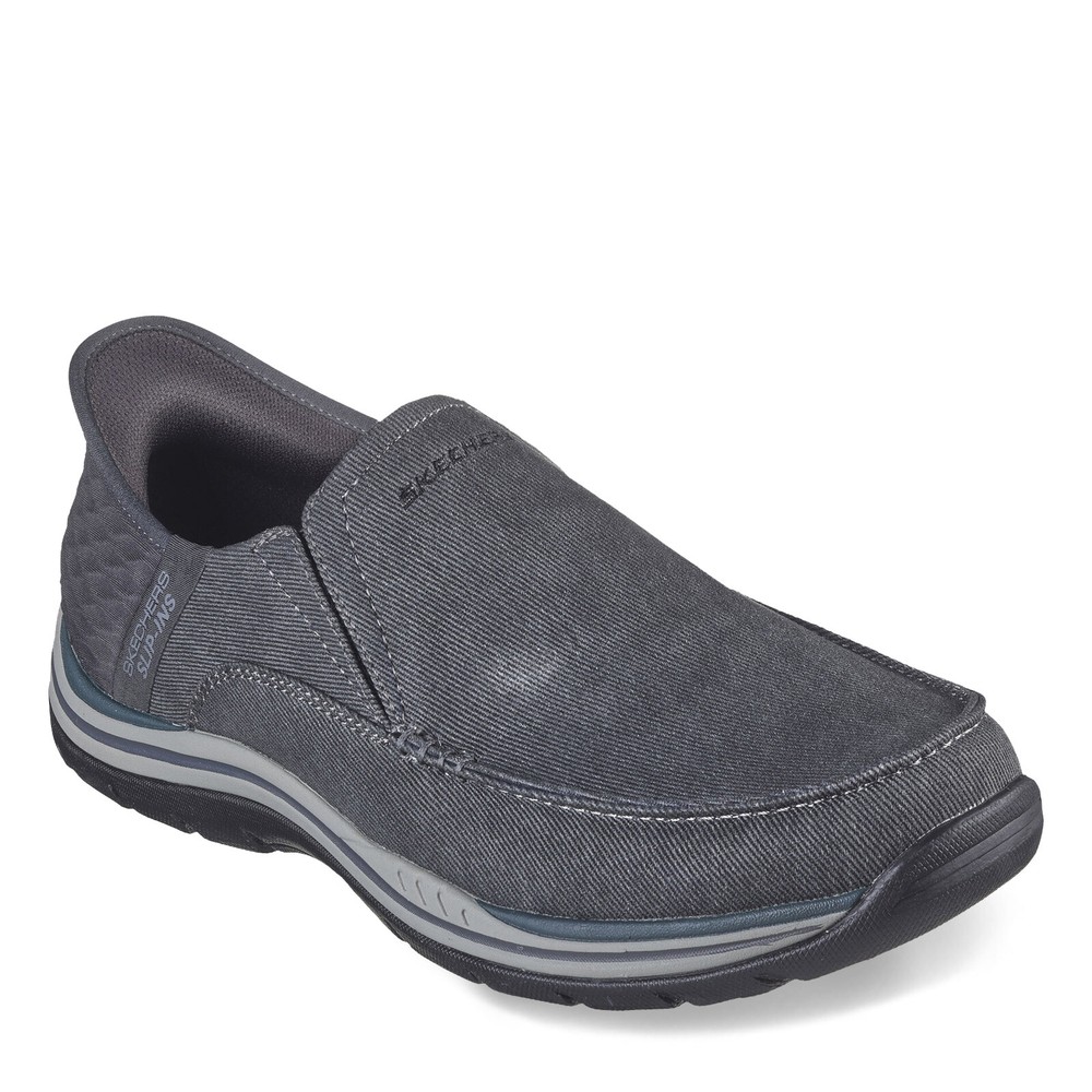Men's Skechers, Slip-ins Relaxed Fit: Expected - Cayson Slip-On 205167-BLK Black
