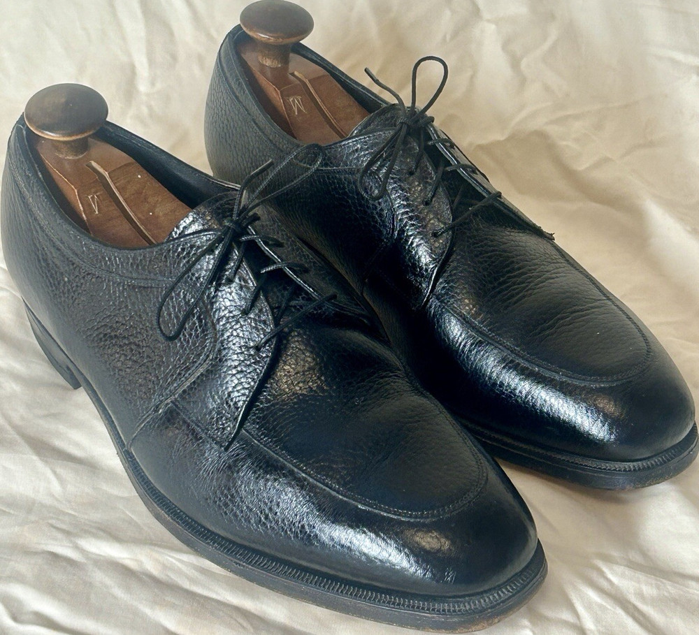 Florsheim Royal Imperial Comfort Cushion Black Leather Derby Dress Shoes 10.5D