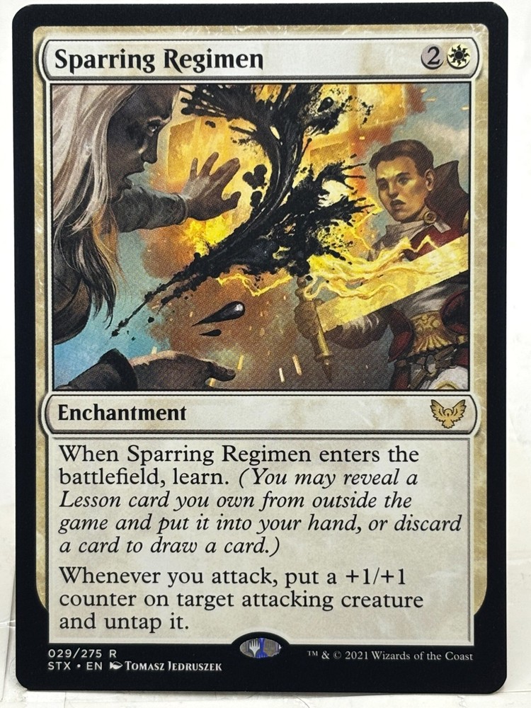 Sparring Regimen NM* Strixhaven ENGLISH 029/275 mtg -UnltdCards