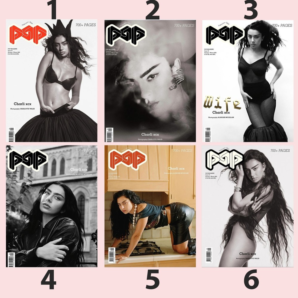 Charli XCX Pop Magazine Editorial Fashion Poster