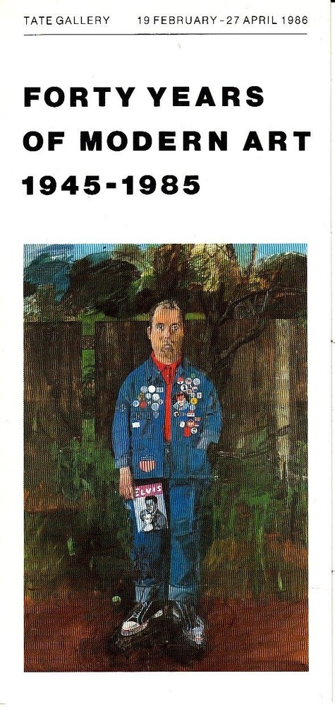 Tate Gallery Forty Years of Modern Art 1945-1985 1986 Vintage UK Brochure