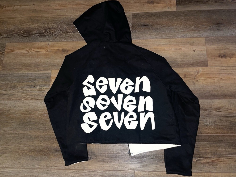 Seven Seven Seven 777 Work Jacket Boxy Cropped Reversible Men M Seventh Heaven
