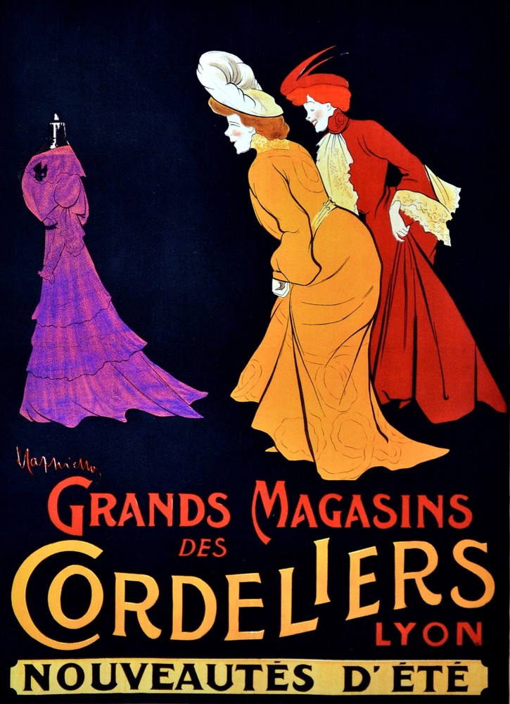 Grands Magasins des Cordeliers Decorative Poster. Home Graphic Art Design. 4091