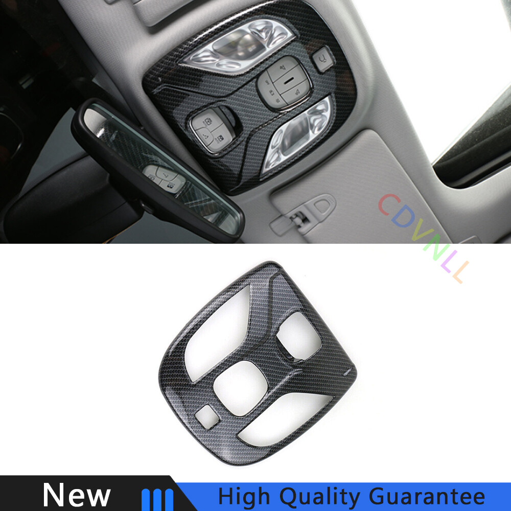 Fit For Jeep Compass 2017-2020 Carbon Fiber Front Reading Light Lamp Frame Trim