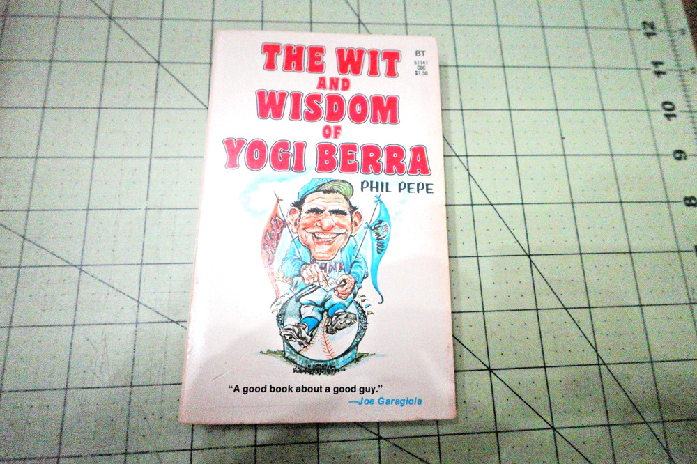 The Wit and Wisdom of Yogi Berra Phil Pepe 1974 Paperback Humor Belmont