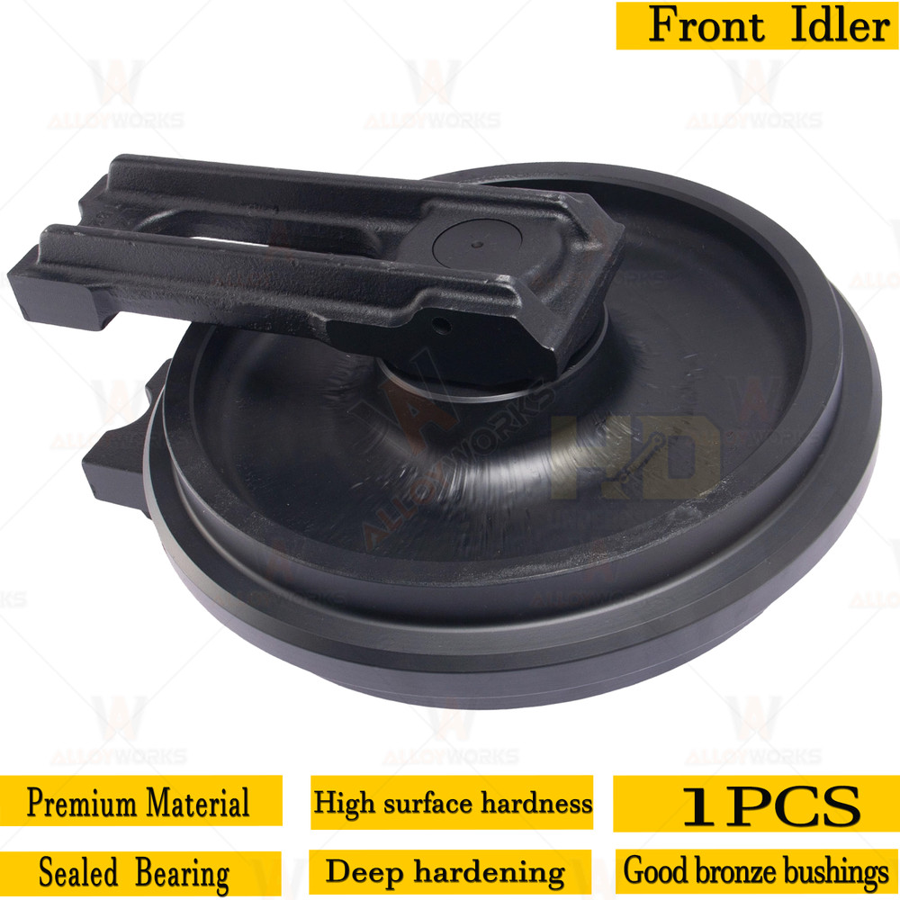 Black Track Front Idler for Takeuchi TB145 Excavator Undercarriage Heavy Duty