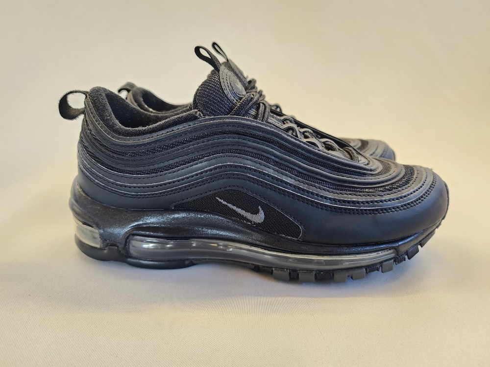 Nike Air Max 97 Triple Black Running Shoes Sneakers Women's Size 6.5 921733-001