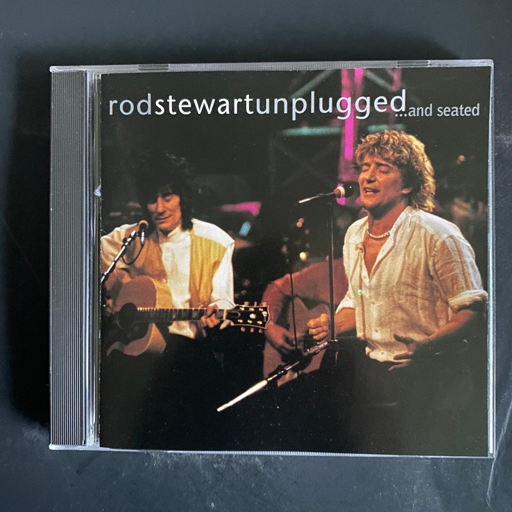Rod Stewart – Unplugged... and Seated CD 1993 Live Acoustic Pop Rock Warner Bros