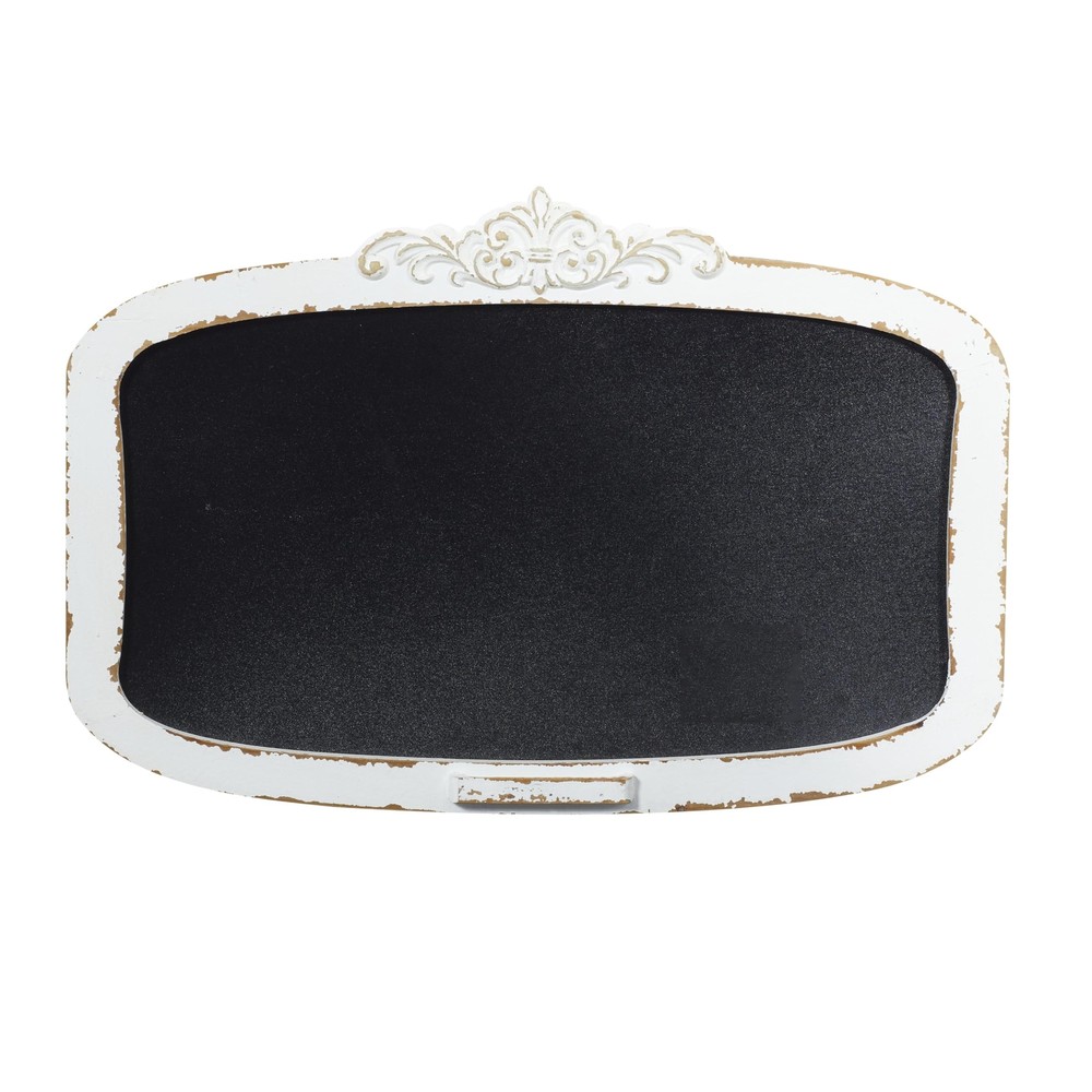 Wood Sign Home Wall Decor Carved Top Wall Sculpture with Chalkboard, Wall Art...