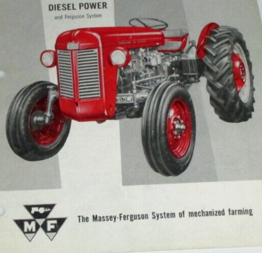 Ferguson 35 Diesel Tractor Sales Brochure 