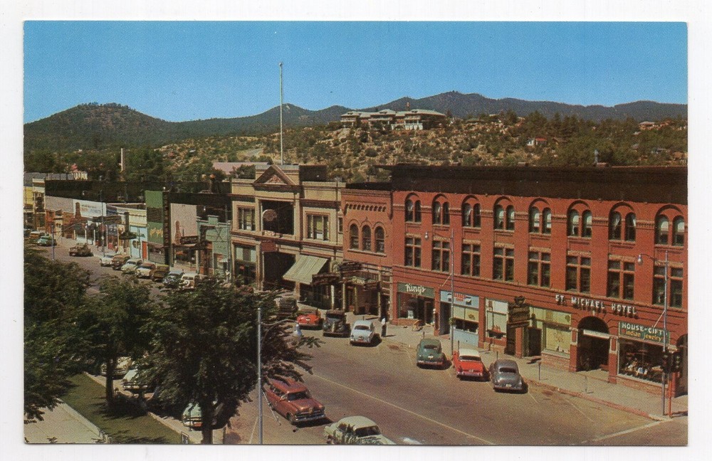 1950s? Chrome - Whiskey Row, Main Street - Prescott, Arizona