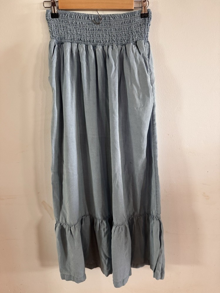 Calypso Women’s XS Maxi Skirt Lyocell Summer Romantic Prairie Boho