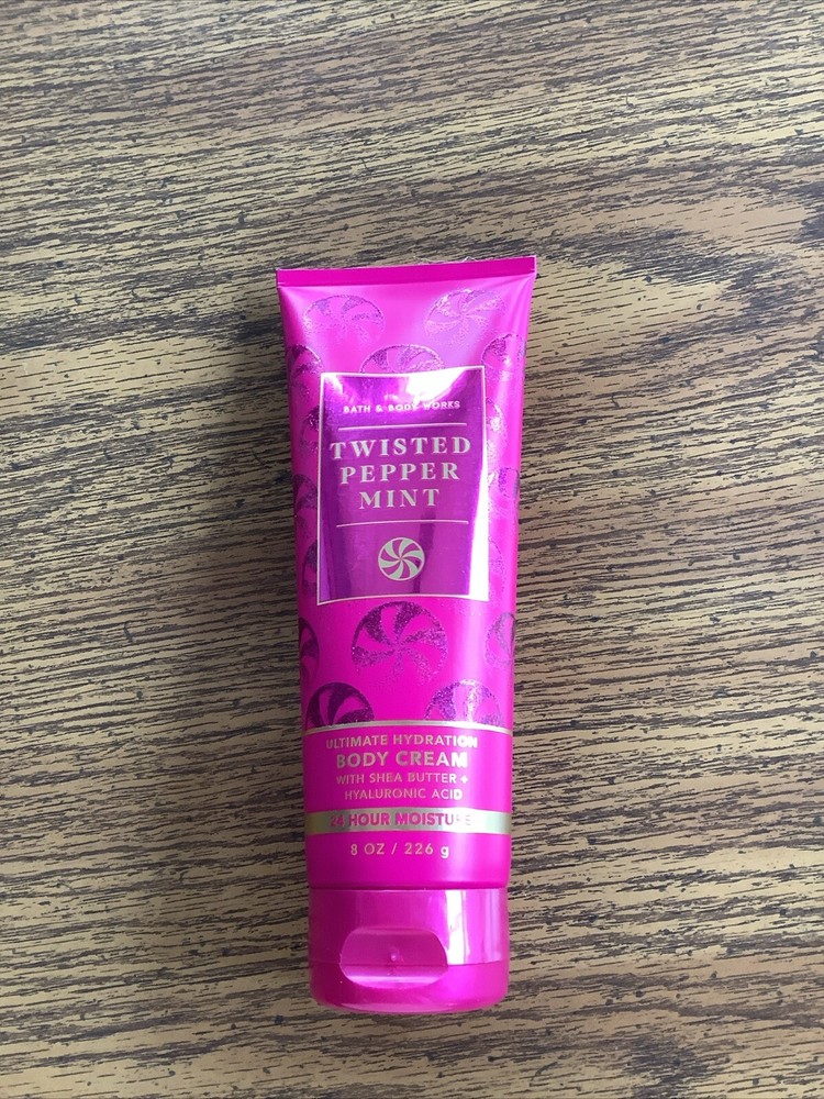 Bath & Body Works Twisted Peppermint Ultimate Hydration Body Cream 8 Ounce