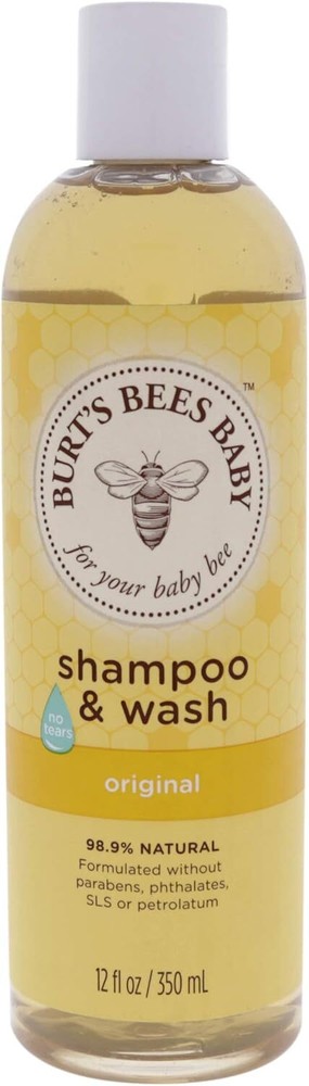 Burt's Bees Baby Shampoo & Wash, Original Tear Free Baby Soap - 12 Ounce Bottle