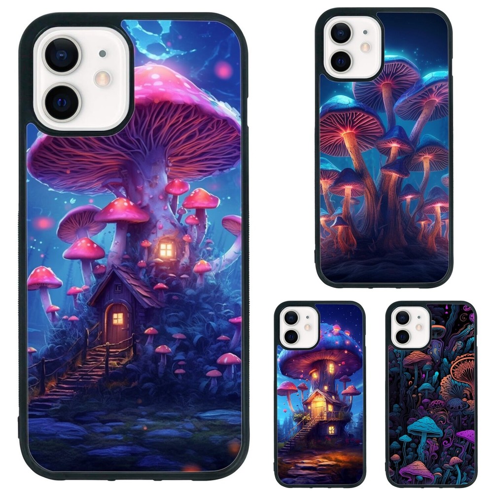 Anti scratch Cover For iPhone XS XR 6 7 8 Plus SE 2nd 3rd mushroom Fairy house