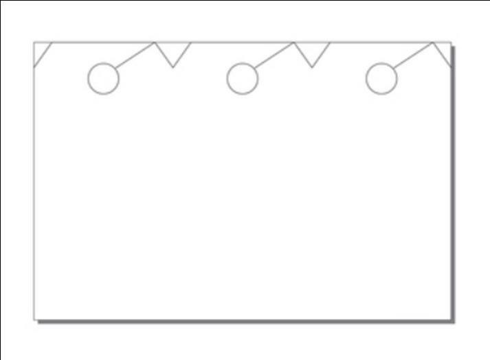 12 Jumbo Hang Tags 4x8 Inch with Slit & Hole - 3-Up on 12x8 White Vlm - 250 Sheets