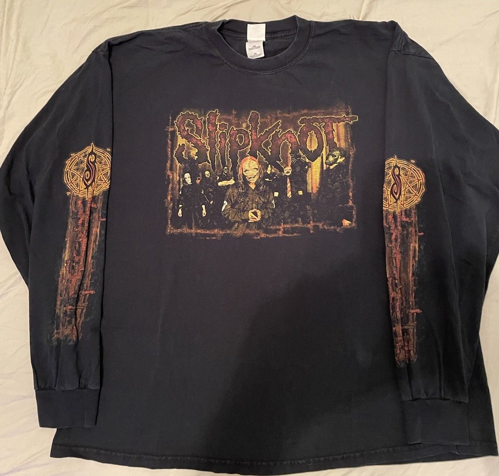 Vintage Slipknot Vol. 3 Long Sleeve Shirt 2XL Group Photo Nu Metal Y2K
