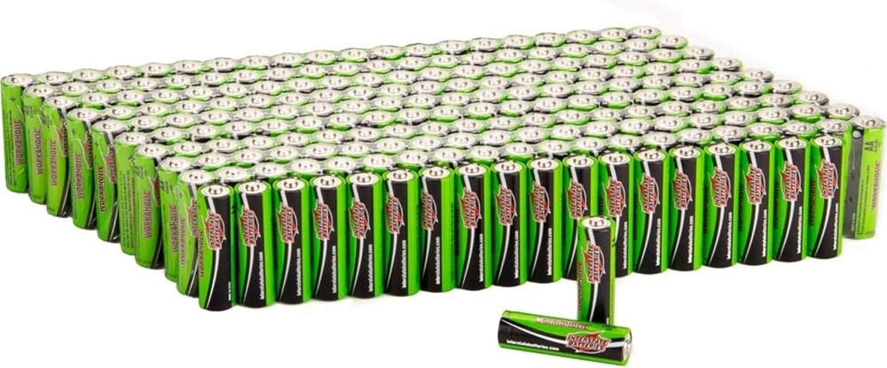 High Capacity 200-Pack AA Alkaline Batteries - Perfect for Smart Devices