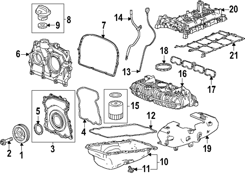 Genuine GM Intake Manifold Part #12696291 OEM Replacement