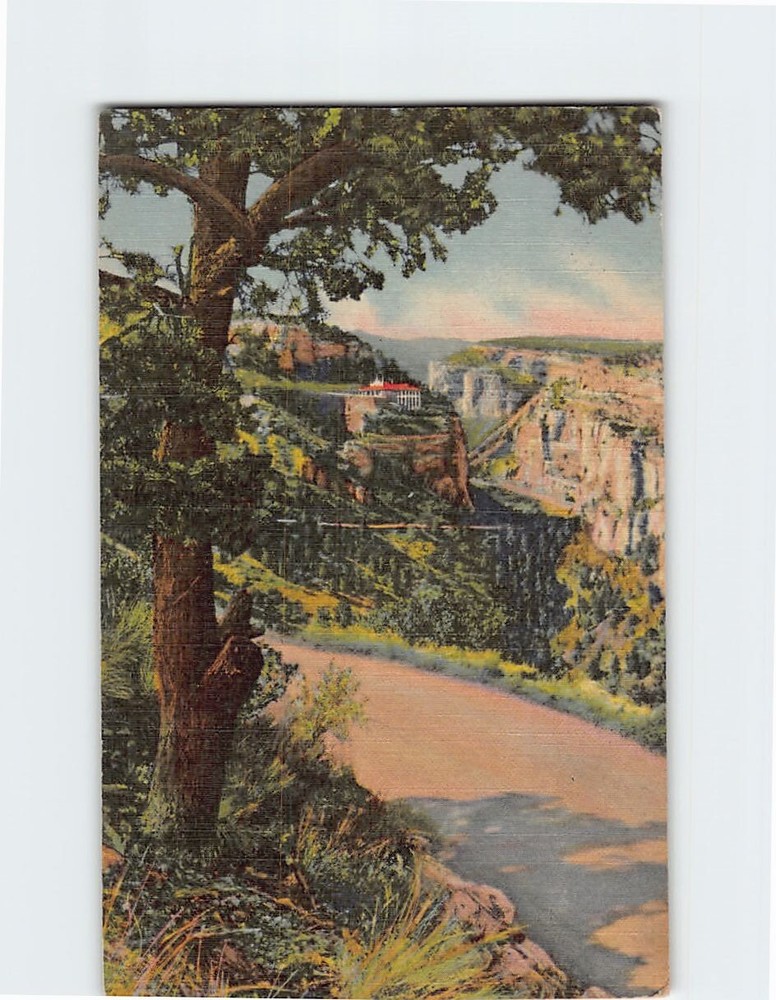 Postcard Williams Canyon and Cave of the Winds Pikes Peak region of Colorado