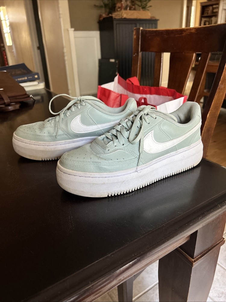 Size 10 - Nike Court Vision Alta Seafoam W