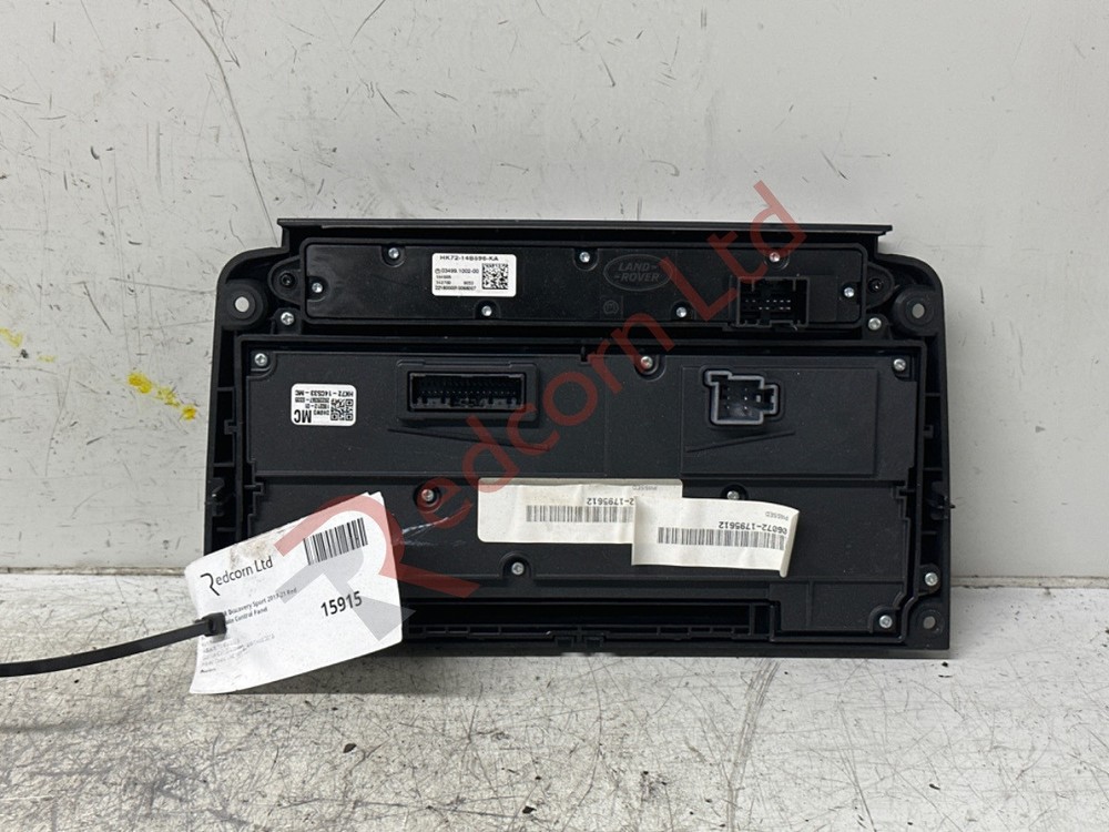 2017-21 Land Rover Discovery Sport Red Digital Climate Control Panel