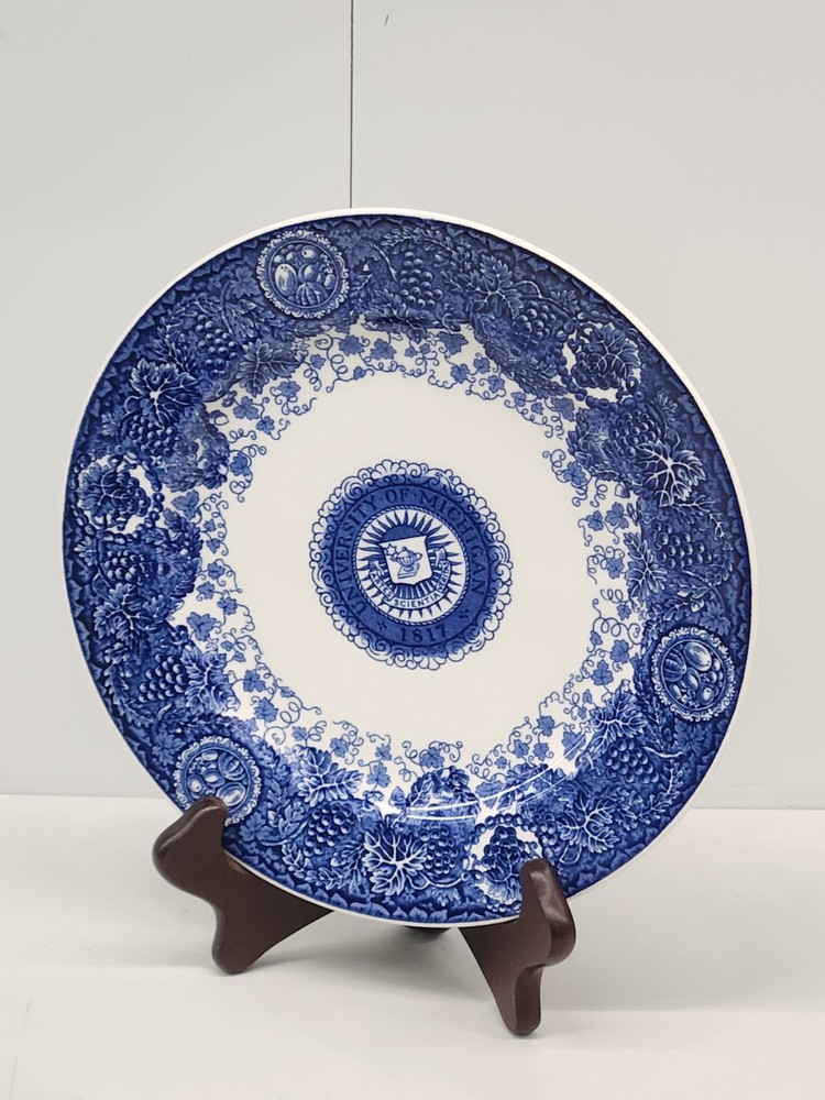 University Of Michigan Wedgewood Plate 1939-1941 Etruria England