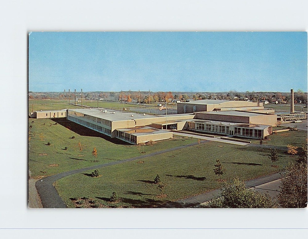 Postcard Columbia City Joint High School Columbia City Indiana USA