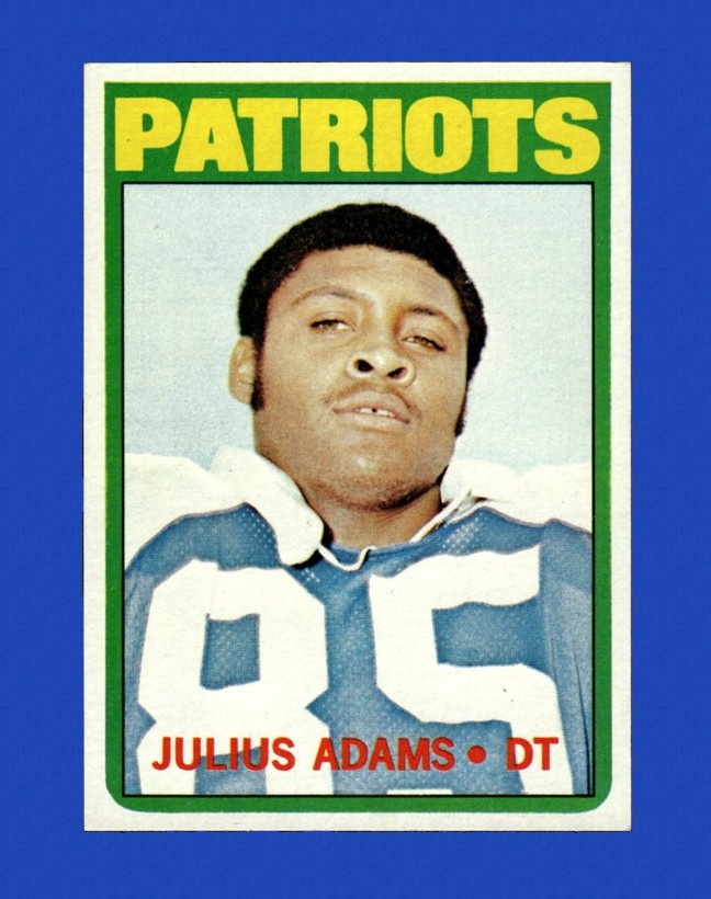 1972 Topps Set-Break # 97 Julius Adams RC NM-MT OR BETTER *GMCARDS*Consign with Greg Morris Cards
