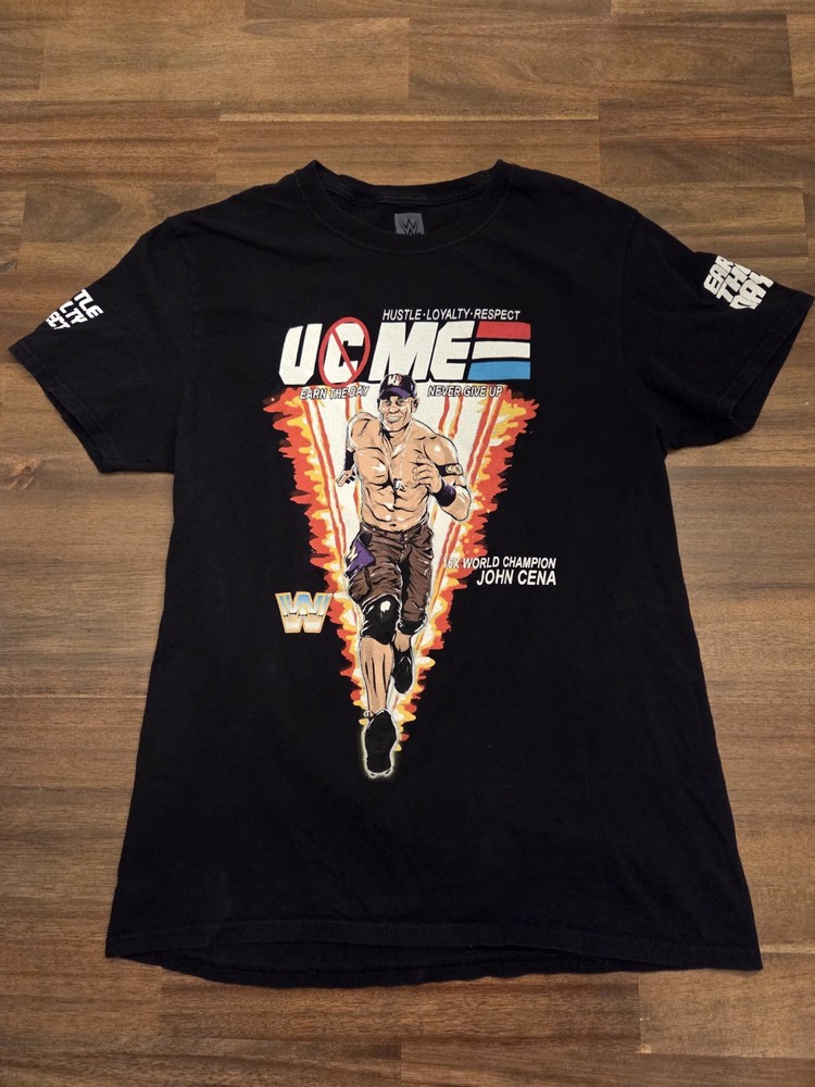 John Cena WWE G.I. Joe Men's Size Medium T-Shirt Hustle Loyalty Respect