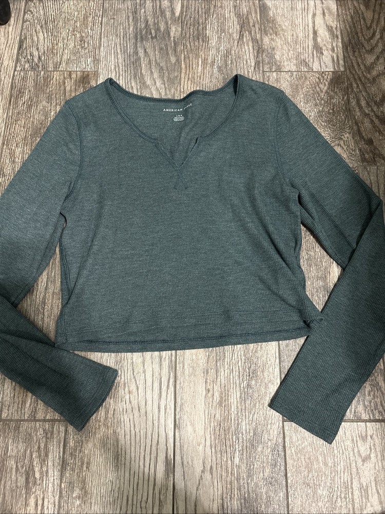 American Eagle Outfitters Women's Long Sleeve Shirt~ In A Size L