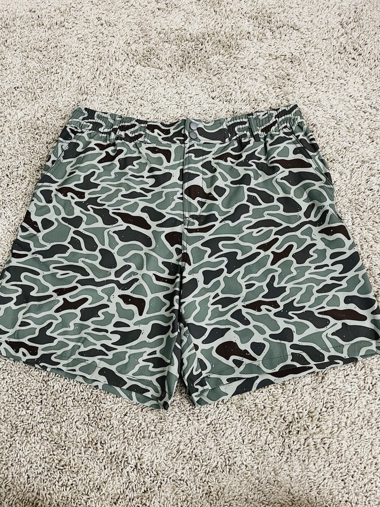 Burlebo Everyday Shorts 7” Classic Duck Camo Men’s XL Stretch Performance