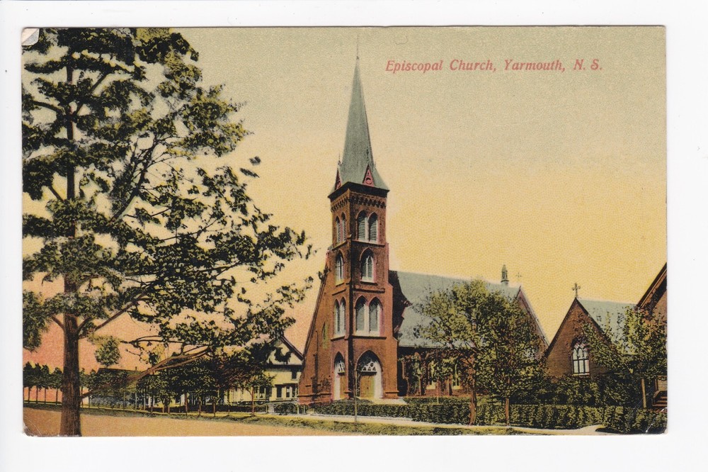 Episcopal Church In Yarmouth Nova Scotia Canada Divided Back Postcard