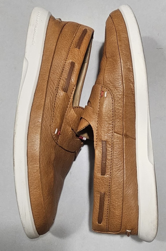 Sperry Gold Cup Cabo Plushwave Penny Loafers Shoes Mens Size 9.5 Brown Leather