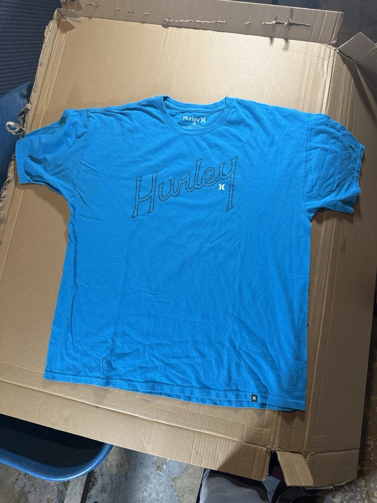 Hurley Men’s Blue Short Sleeve Shirt XL