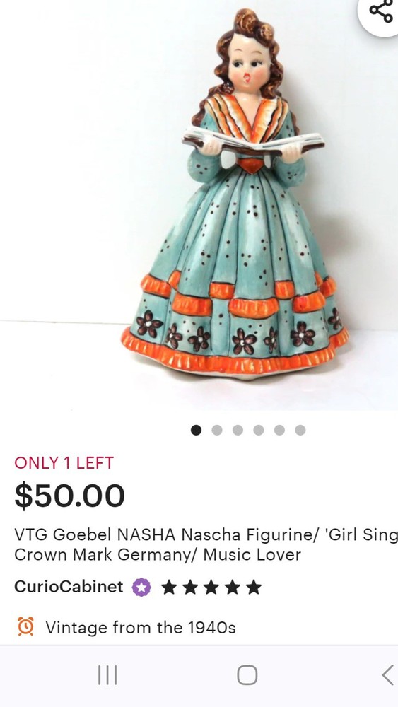 Rare Goebel Nasha Figurine, 