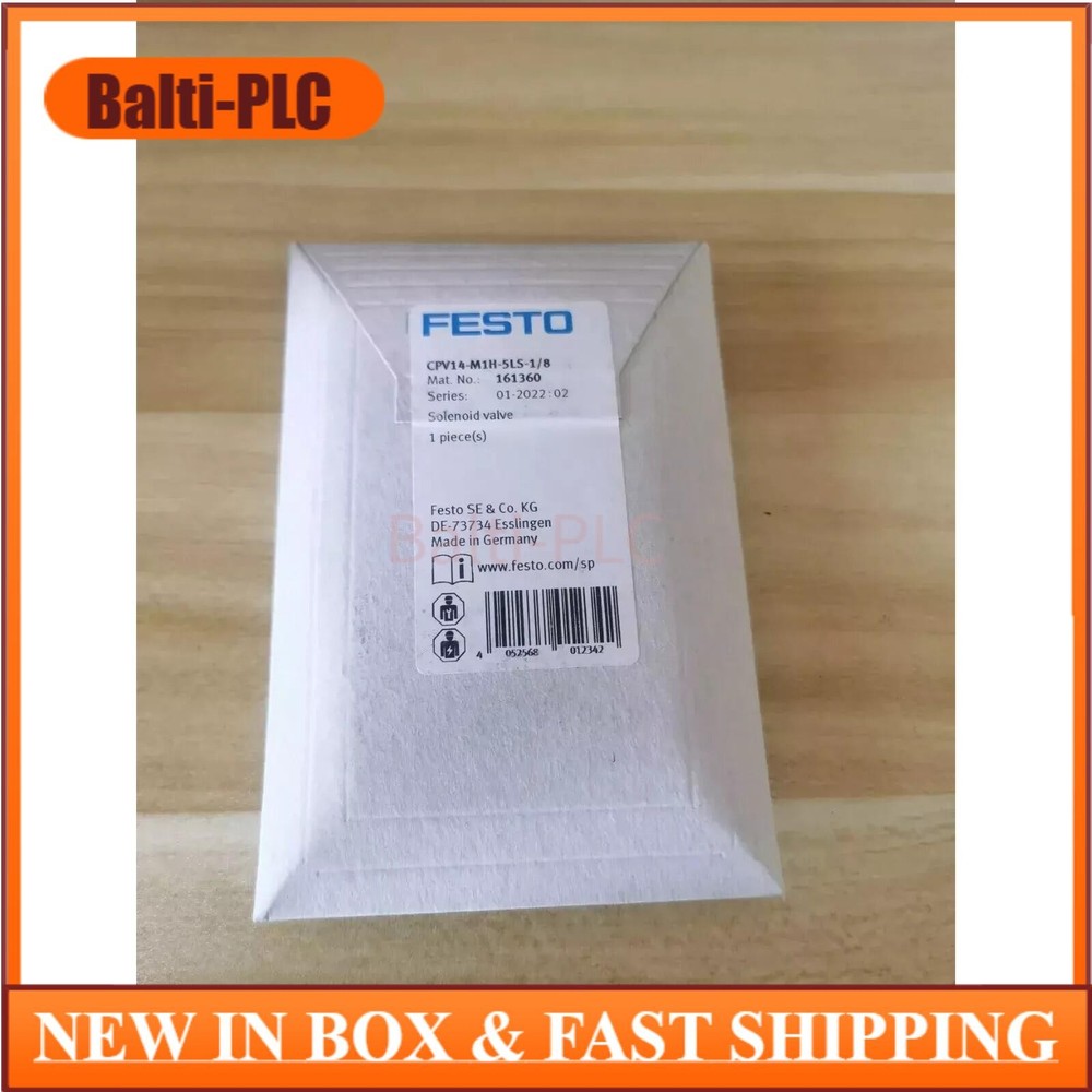 US FREE TAX New Festo CPV14-M1H-5LS-1/8 161360 Air solenoid valve