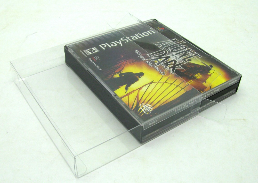 10x SONY PLAYSTATION ONE PS1 CIB DOUBLE CD MUSIC JEWEL PROTECTIVE BOX PROTECTORS