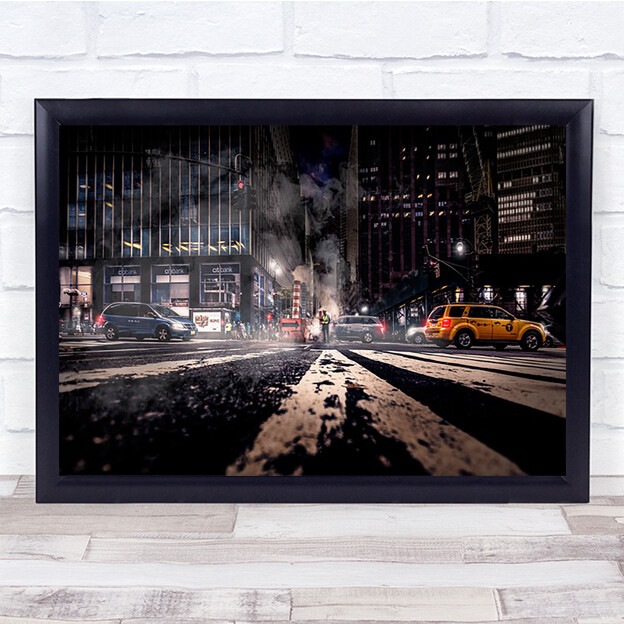 Gotham Breaking Dawn NYC New York USA United States America Street Art Print