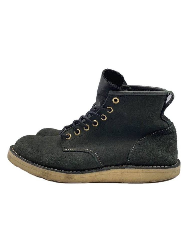 Danner Mens Suede Black Lace Up Boots with Vibram Sole US7.5
