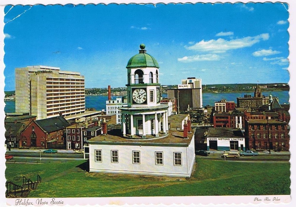 Nova Scotia Postcard Halifax Clock Tower At The Citadel